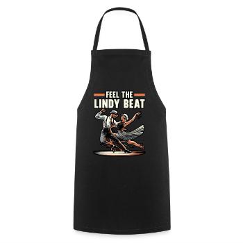 Danseur de Lindy Hop Danse Swing Danse - Tablier de cuisine - noir - Devant - AI Model Male 185 dark (185cm)