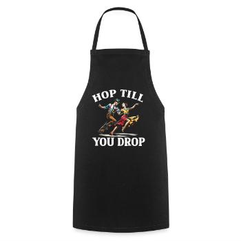 Danseur de Lindy Hop Danse Swing Danse - Tablier de cuisine - noir - Devant - AI Model Male 185 dark (185cm)