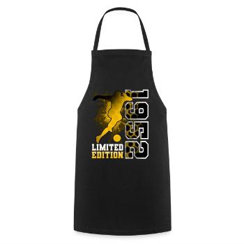 1952 Year of birth Birthday Football - Cooking Apron - black - Front - AI Model Male 185 dark (185cm)