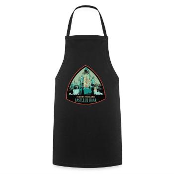Haar Castle: Dutch Elegance - Cooking Apron - black - Front - AI Model Male 185 dark (185cm)