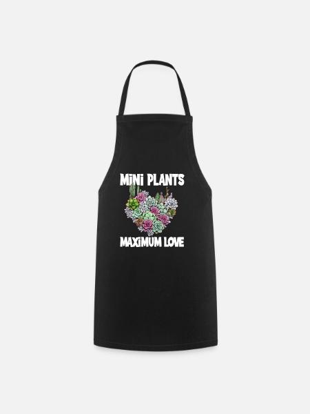 Plants Maximum Love - Kochschürze - Schwarz