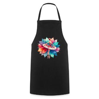 Ballet dancer with tutu - Cooking Apron - black - Front - AI Model Male 185 dark (185cm)