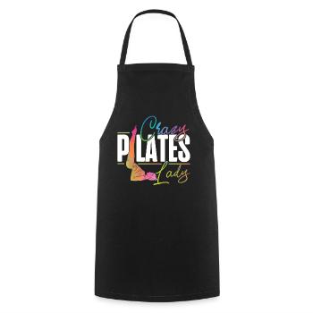 Pilates Instructor Teacher - Kochschürze - Schwarz - Vorne - AI Model Male 185 dark (185cm)