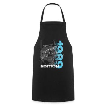 Limited Edition 1989 Limited Edition Football - Cooking Apron - black - Front - AI Model Male 185 dark (185cm)