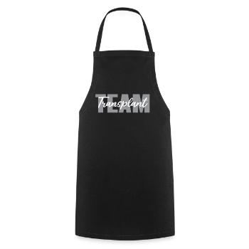 Transplant Team - Cooking Apron - black - Front - AI Model Male 185 dark (185cm)