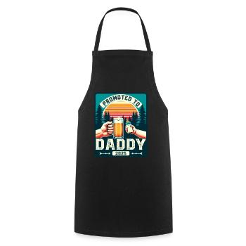 Dad-to-be loading Future Dad 2025 - Cooking Apron - black - Front - AI Model Male 185 dark (185cm)