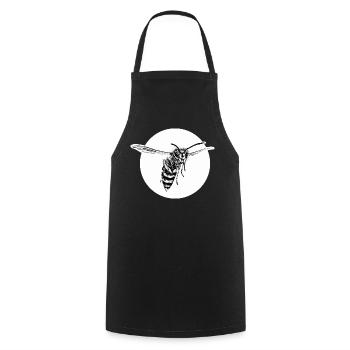 Guêpe - Abeille - Insecte - Tablier de cuisine - noir - Devant - AI Model Male 185 dark (185cm)