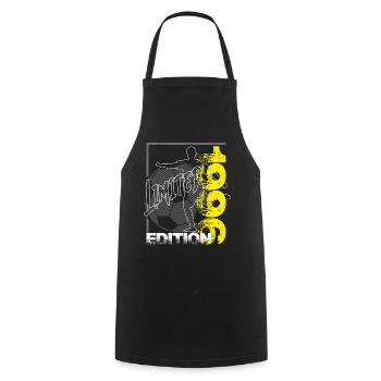 Édition limitée 1996 Édition limitée Football - Tablier de cuisine - noir - Devant - AI Model Male 185 dark (185cm)