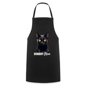 Chat de Bombay Bombay Katze - Tablier de cuisine - noir - Devant - AI Model Male 185 dark (185cm)