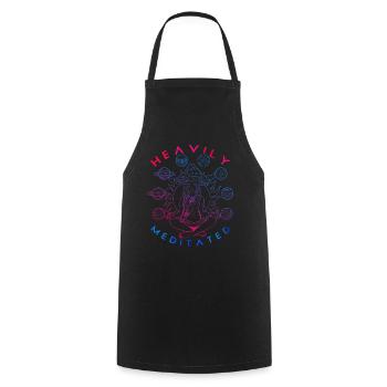 Hippie Mushrooms Shrooms Psychedelic Mushroomhead - Kochschürze - Schwarz - Vorne - AI Model Male 185 dark (185cm)