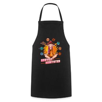 Hippie Mushrooms Shrooms Psychedelic Mushroomhead - Kochschürze - Schwarz - Vorne - AI Model Male 185 dark (185cm)