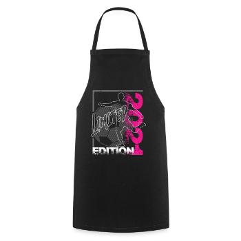 Limited Edition 2021 Limited Edition Football - Cooking Apron - black - Front - AI Model Male 185 dark (185cm)