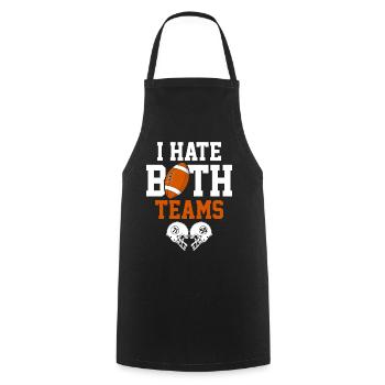 I Hate Both Teams - Cooking Apron - black - Front - AI Model Male 185 dark (185cm)