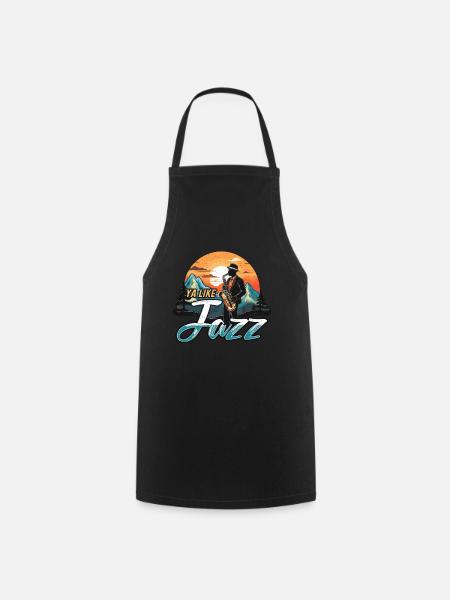 Jazz Music Ya Like Jazz Musician Jazz Music Lover - Kochschürze - Schwarz