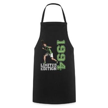 Limited Edition 1994 Limited Edition Tennis - Cooking Apron - black - Front - AI Model Male 185 dark (185cm)
