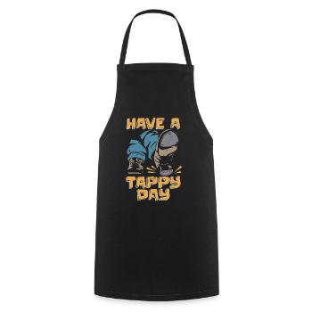 Tap Dance Have A Tappy Day Stomping Tap Dancer - Cooking Apron - black - Front - AI Model Male 185 dark (185cm)