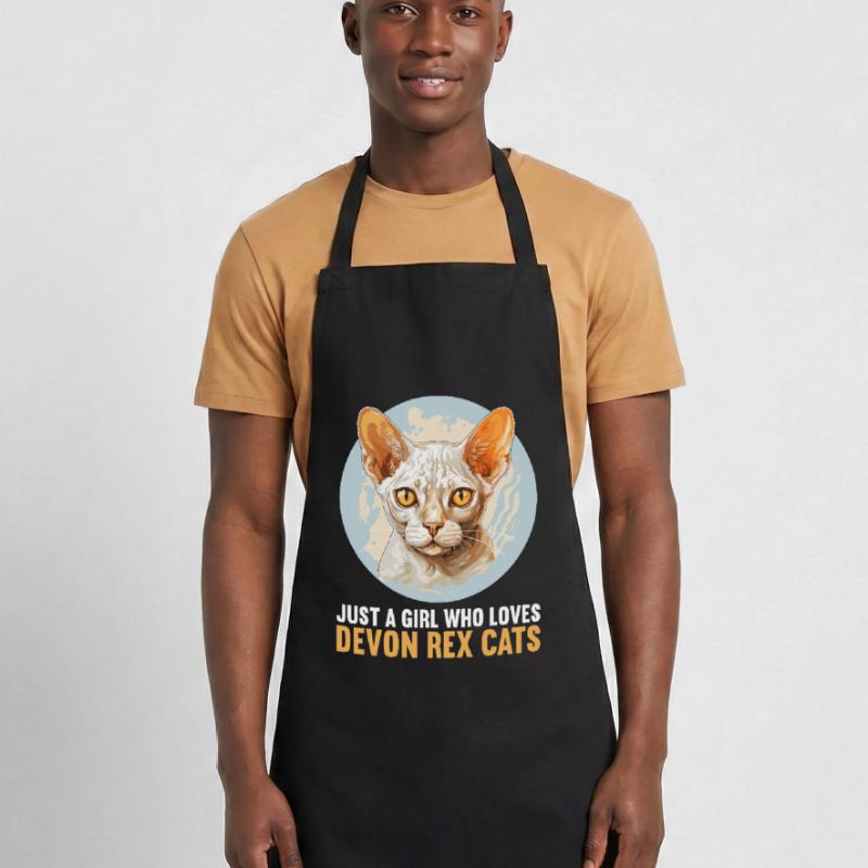 Devon Rex Kitten Devon Rex Cat Cooking Apron