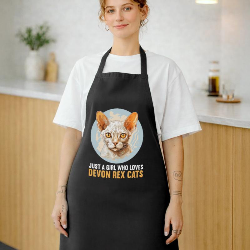 Chaton Devon Rex Chat Devon Rex Tablier de cuisine