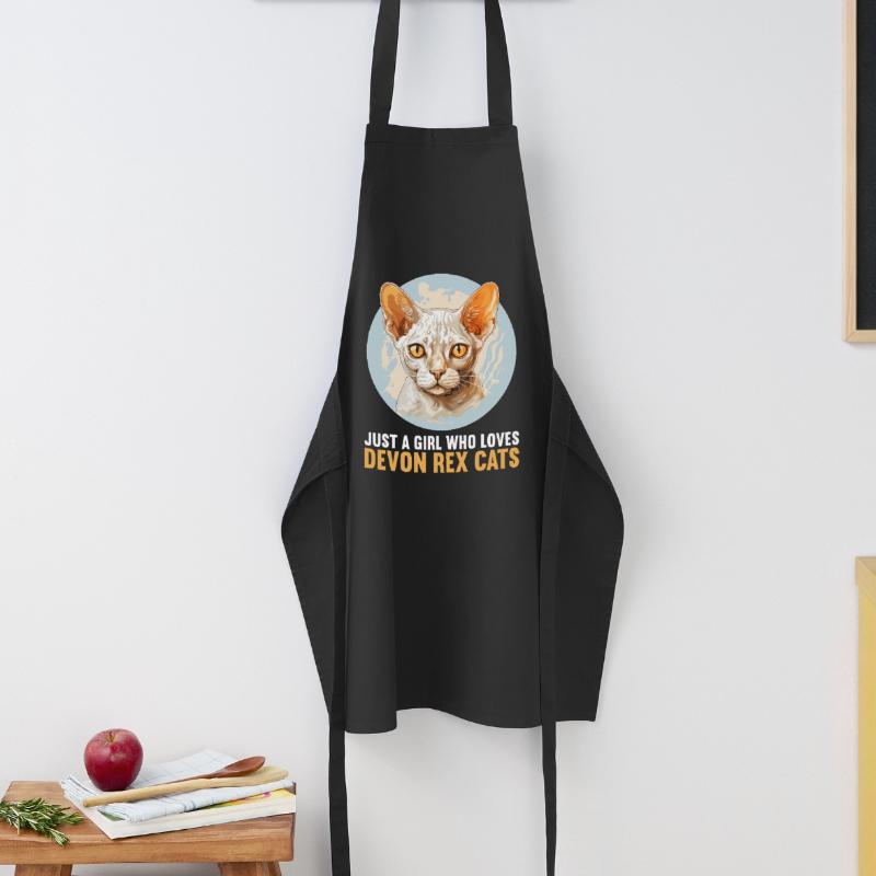 Devon Rex Kitten Devon Rex Cat Cooking Apron