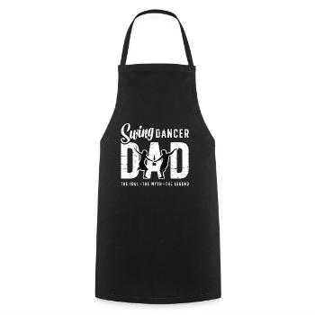 Swing Dancer Dad The Idol The Myth The Swing Music - Cooking Apron - black - Front - AI Model Male 185 dark (185cm)
