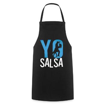 Salsa Dance Yo Salsa Loves Mambo Music Dance Sport - Kochschürze - Schwarz - Vorne - AI Model Male 185 dark (185cm)