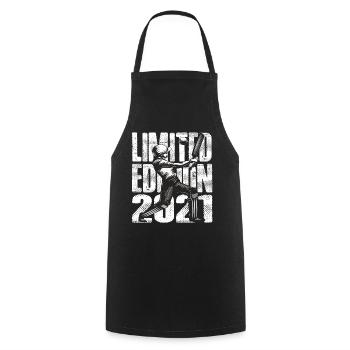 Limited Edition 2021 Limited Edition Cricket - Cooking Apron - black - Front - AI Model Male 185 dark (185cm)