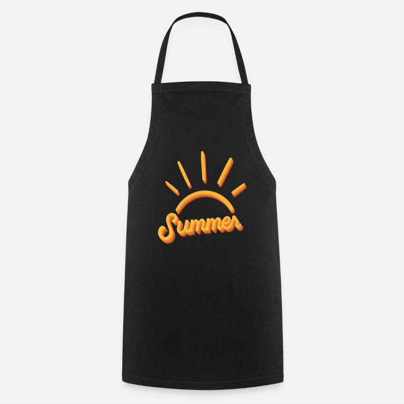 Sommer - Summer - Cooking Apron - black