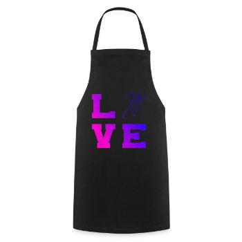 Jogging Men's Cross Country Running Running - Cooking Apron - black - Front - AI Model Male 185 dark (185cm)