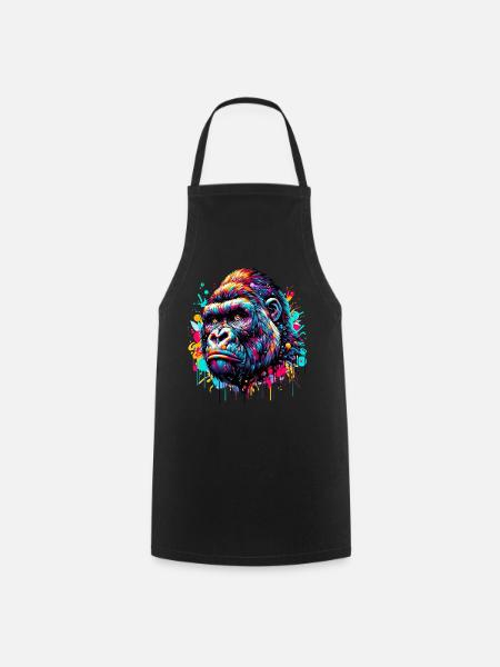 Gorille - Tablier de cuisine - noir