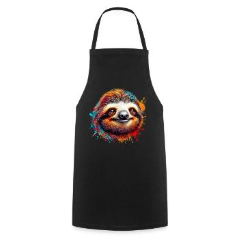 Paresse - Tablier de cuisine - noir - Devant - AI Model Male 185 dark (185cm)