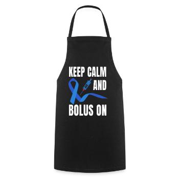 Diabetes Awareness Insulin Therapy - Cooking Apron - black - Front - AI Model Male 185 dark (185cm)