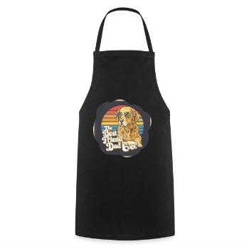 Taille du chien de papa - Tablier de cuisine - noir - Devant - AI Model Male 185 dark (185cm)