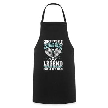 Some people call me Racquetball legend Racquetball - Cooking Apron - black - Front - AI Model Male 185 dark (185cm)