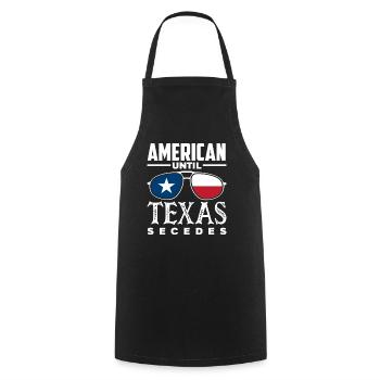 American Texas Resignation - Cooking Apron - black - Front - AI Model Male 185 dark (185cm)