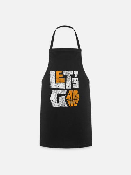 Basketball - Kochschürze - Schwarz