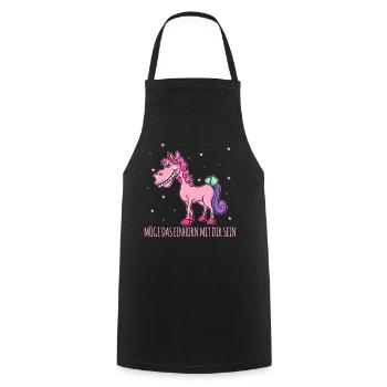 Drôle, Créature Mythique, Dinosaure, Drôle - Tablier de cuisine - noir - Devant - AI Model Male 185 dark (185cm)