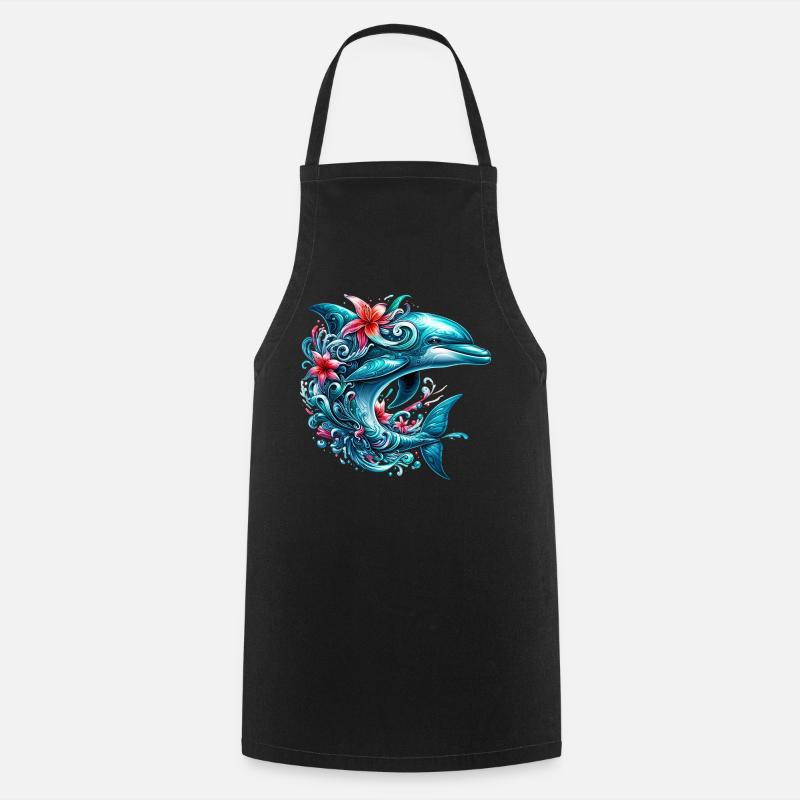 Dauphin - Tablier de cuisine - noir