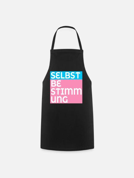 TRANS SELBSTBESTIMMUNG - Kochschürze - Schwarz