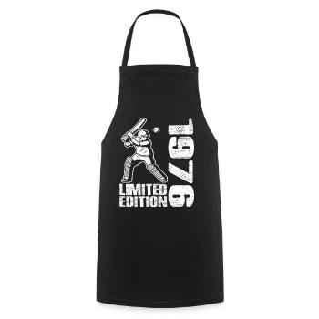 Limited Edition 1976 Limited Edition Cricket - Cooking Apron - black - Front - AI Model Male 185 dark (185cm)