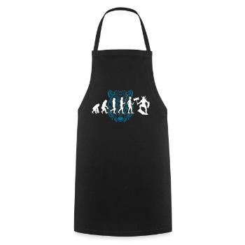Viking Tshirt Viking Valhalla Valhalla God Odin - Cooking Apron - black - Front - AI Model Male 185 dark (185cm)