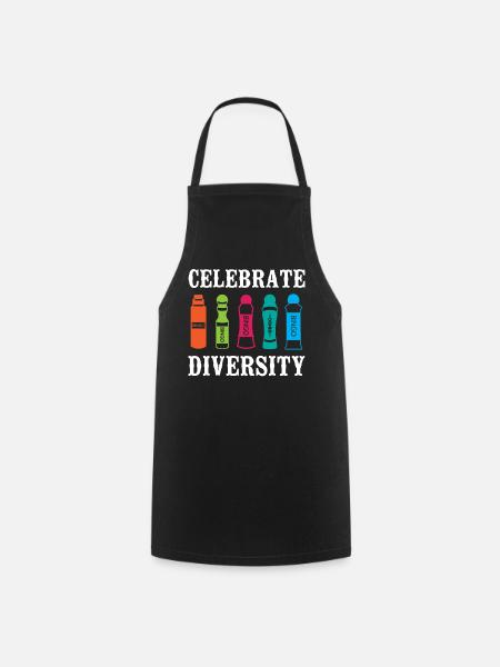 Bingo Player Celebrate Diversity - Kochschürze - Schwarz