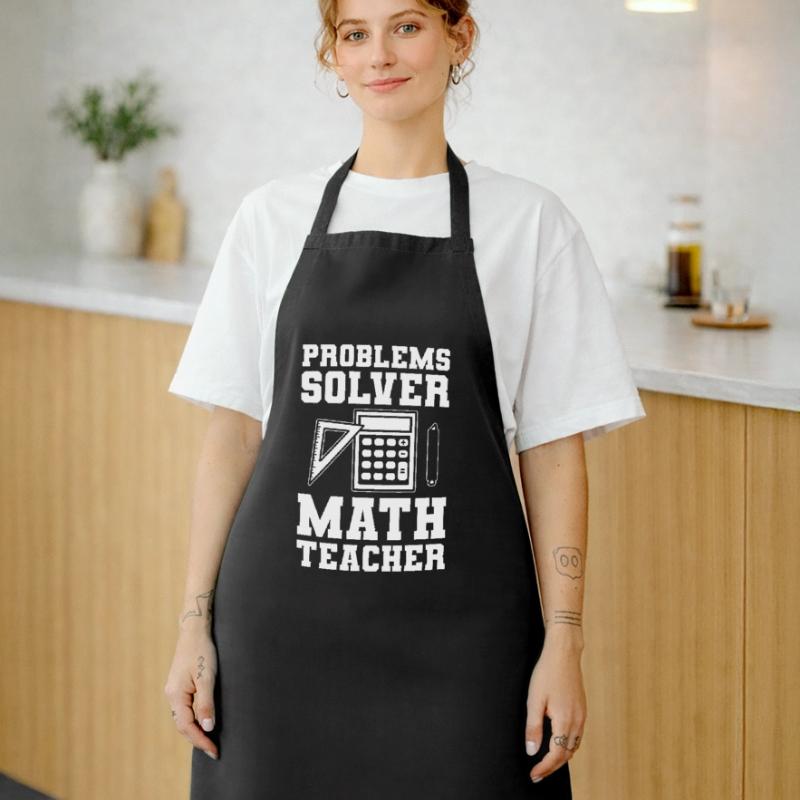 Problems Solver Math Teacher Mathematikprofessor Kochschürze