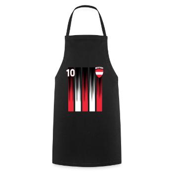 Austria Austria Vienna Styria Tyrol - Cooking Apron - black - Front - AI Model Male 185 dark (185cm)