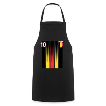 Belgium Belgique Belgie Belgium Brussels Football - Cooking Apron - black - Front - AI Model Male 185 dark (185cm)