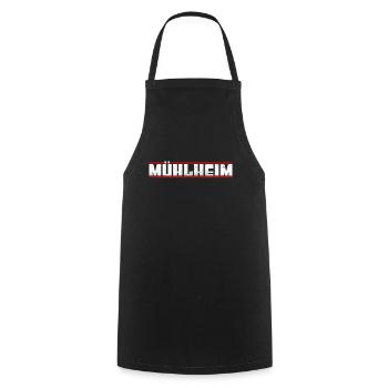 Mühlheim - Cooking Apron - black - Front - AI Model Male 185 dark (185cm)