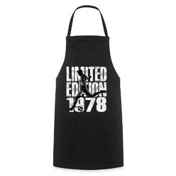 Limited Edition 1978 Limited Edition Football - Cooking Apron - black - Front - AI Model Male 185 dark (185cm)