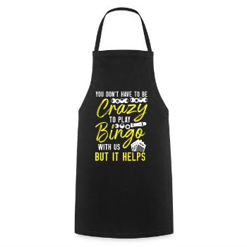Bingo Player You Don'T Have Be - Cooking Apron - black - Front - AI Model Male 185 dark (185cm)