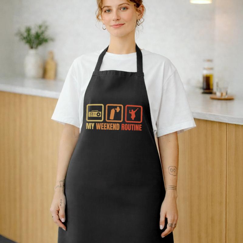Break Dancer Weekend Routine Cooking Apron