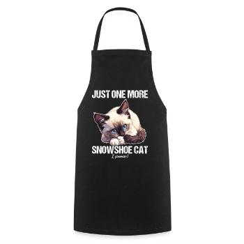 Chaton raquette Chat raquette - Tablier de cuisine - noir - Devant - AI Model Male 185 dark (185cm)