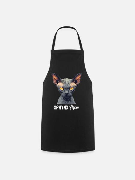 Sphynx Kätzchen Sphynx Katze - Kochschürze - Schwarz